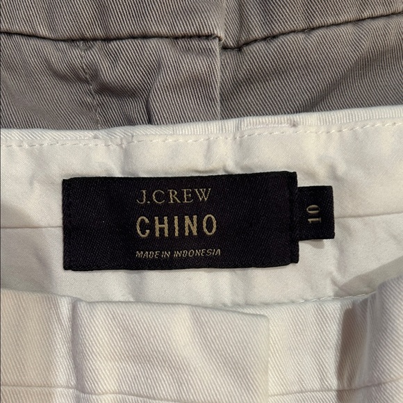 3 pairs! J. Crew Women's Chino Shorts - White, Gray, & Tan - Picture 2 of 10